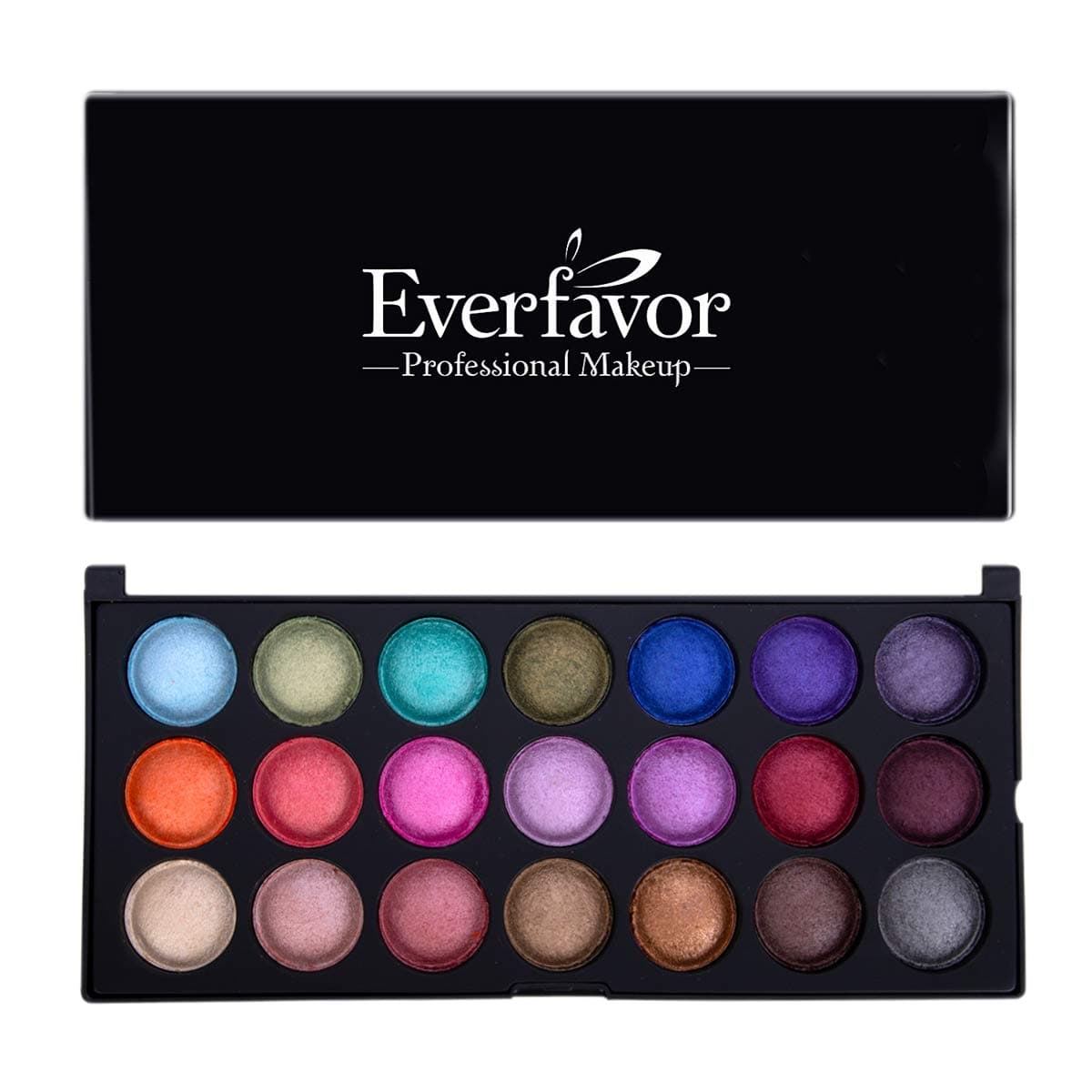 Everfavor Cosmetics Eyeshadow Palette, Professional 21 Color Baked Eyeshadow Palette with Galaxy Colors (21 colors, 05)