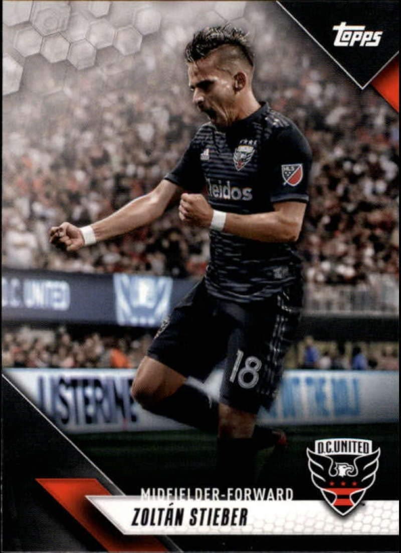 2019 Topps MLS #41 Zoltan Stieber D.C. United Official Major League Soccer Card in Raw (NM or Better) Condition