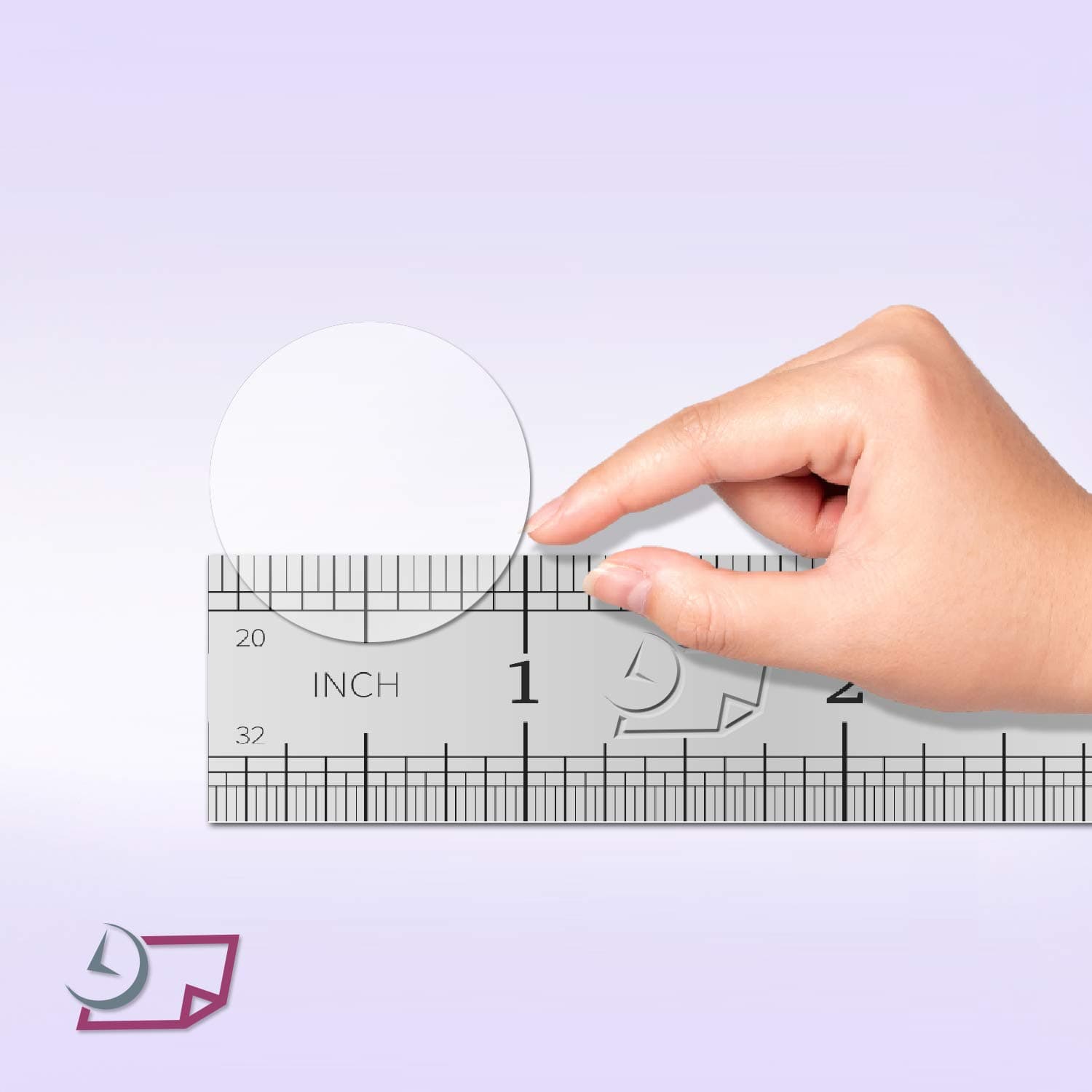 NextDayLabel - Super Gloss Clear Retail Package/Envelope Seals Stickers, 1" Inch Round Circle Wafer - Made in The USA - 1,000 Per Roll