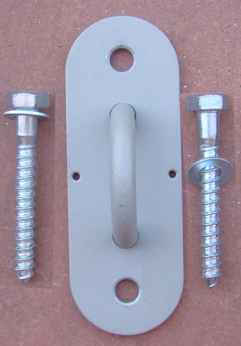 One Forged Steel Fitness Anchor Wall Mounts for bodyweight Training with Commercial Carabiner (1)