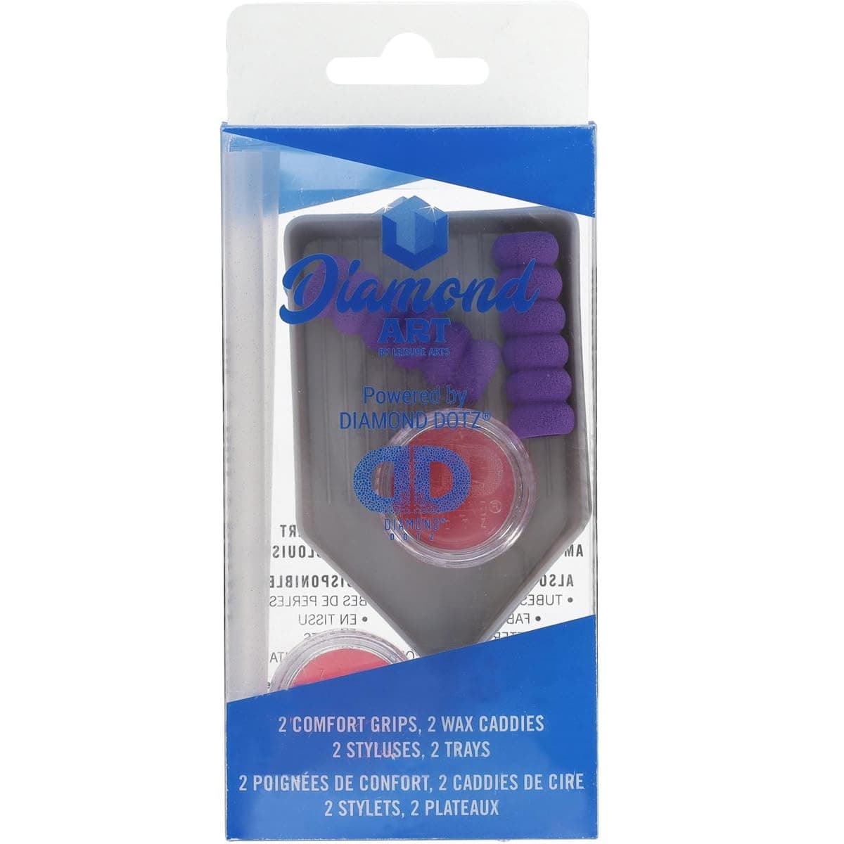 DIAMOND ART BY LEISURE ARTSDiamond Painting, Accessory Kit 2Pk, Art Tools, Kits, Dimond Art, for Adults, Kit