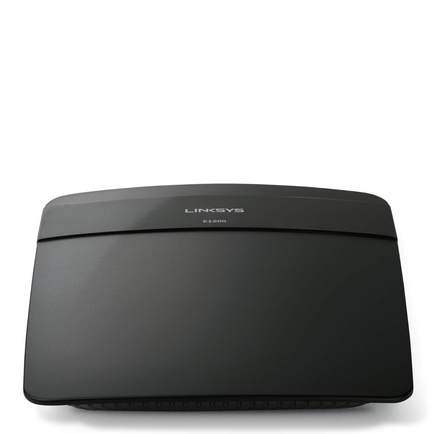 Linksys E1200 2.4GHz Radio Frequency Wi-Fi Router, Transfer Rates of Up to 300Mbps- Black (E1200)