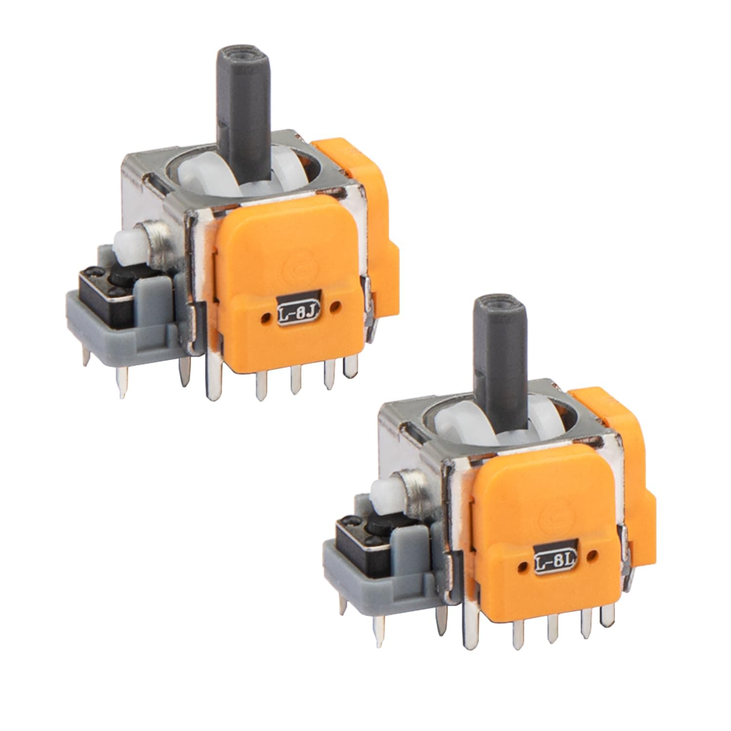 RGEEK 2Pack Hall Effect 3D Analog Stick Joystick Replacement for PS5 Controller