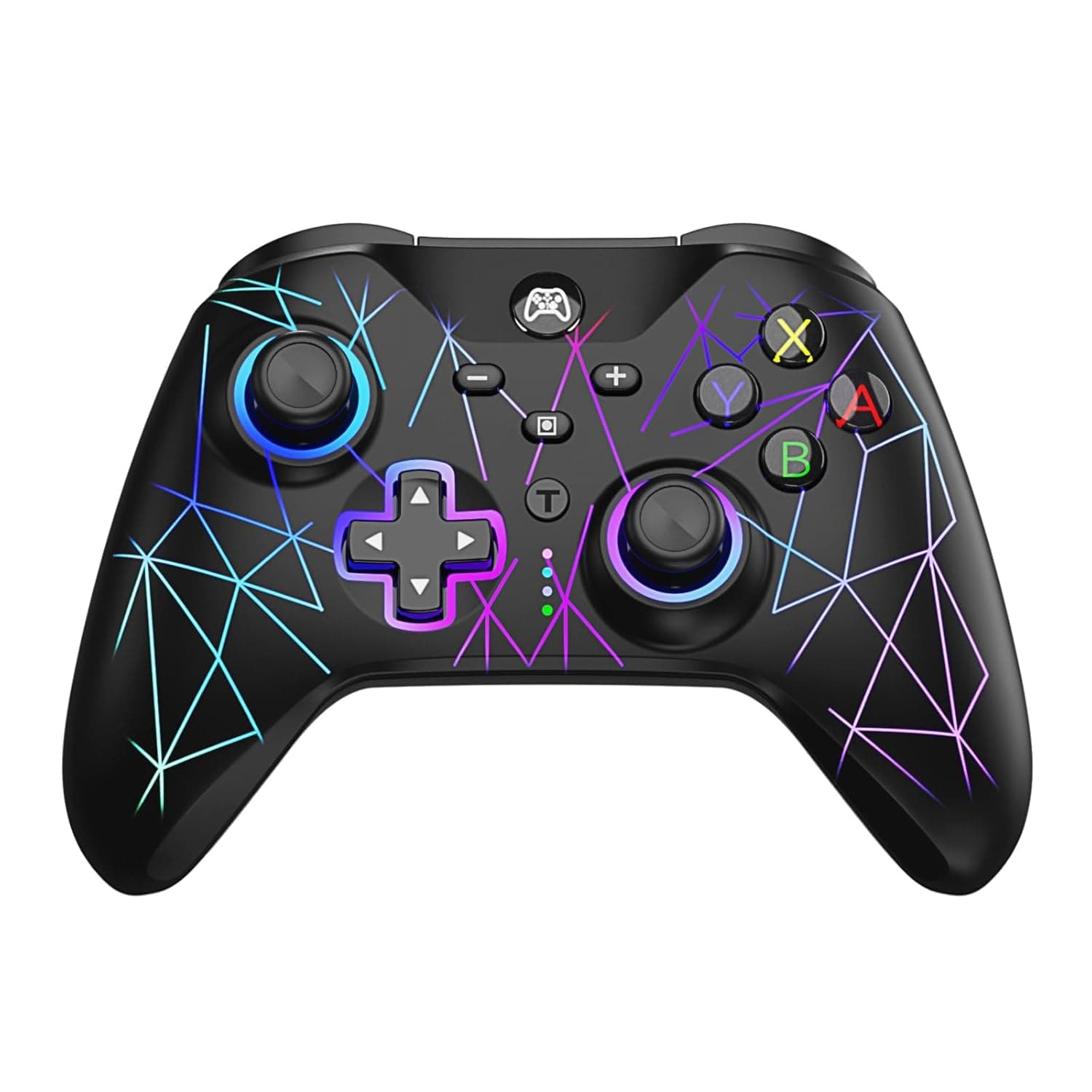 – Wireless Switch Pro Controller, 1000mAh Rechargeable Gamepad Joystick with Cool RGB, Turbo, Macro, Gyro Axis, Wake-Up, Hall Trigger, for Switch/Lite/OLED/iOS/Android/PC