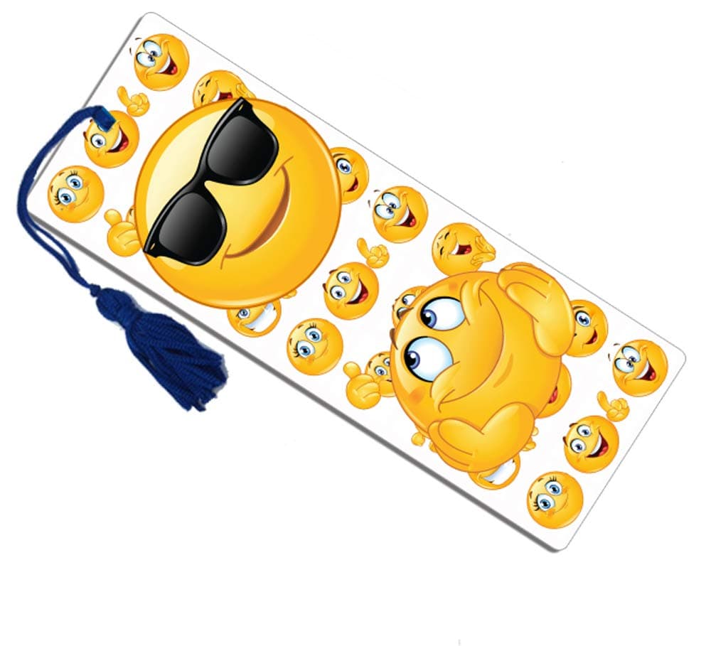 Changing Faces, Kool Emoticon 3D Bookmark - Single. Great party bag filler/Class gift