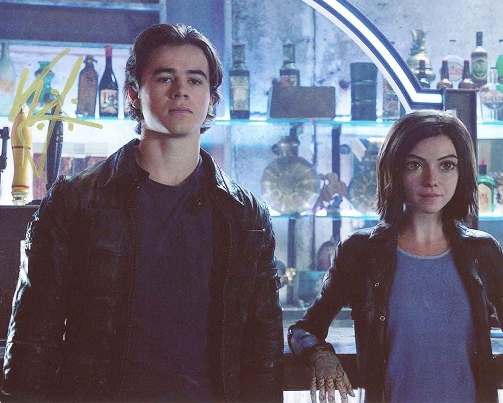 KEEAN JOHNSON - Alita: Battle Angel AUTOGRAPH Signed 8x10 Photo