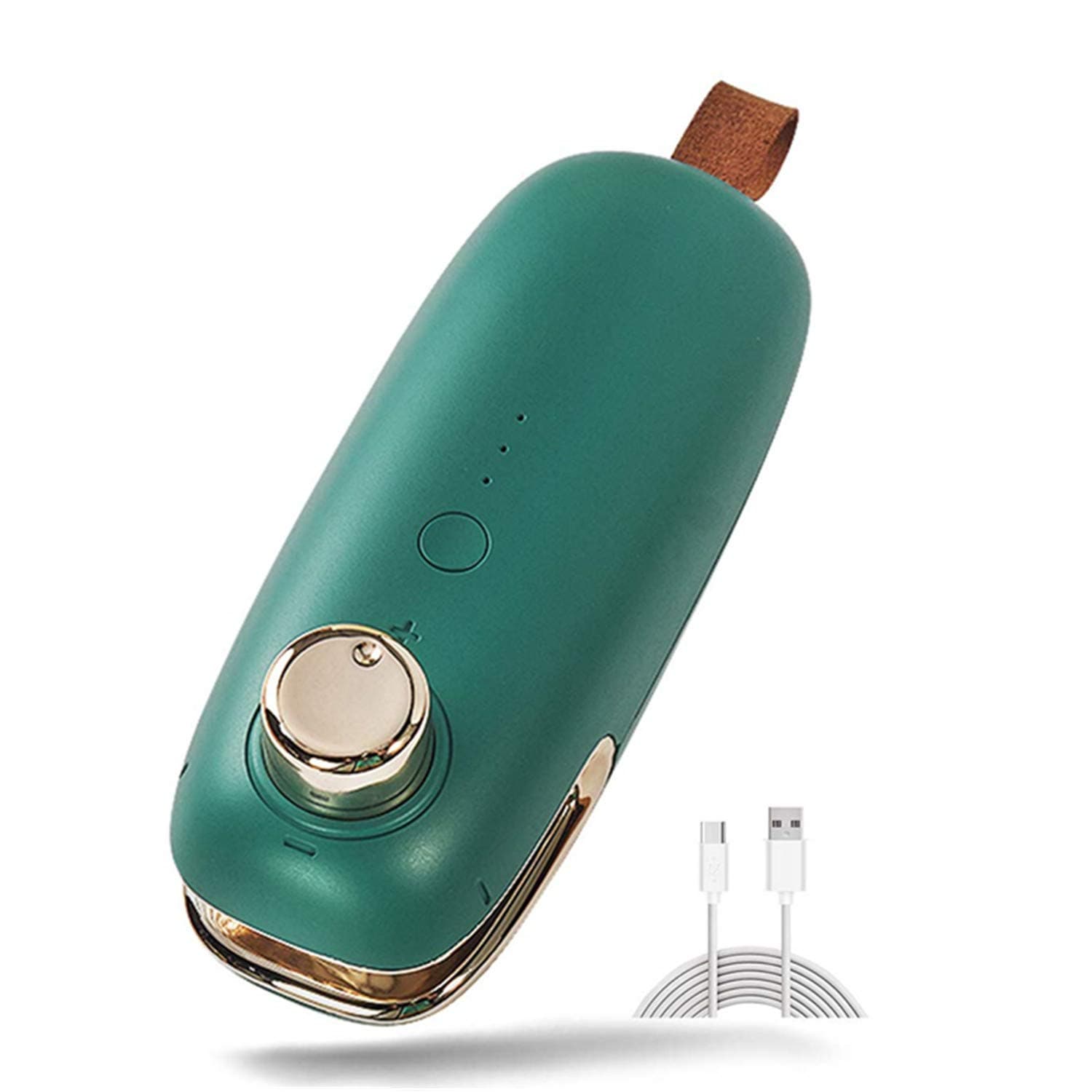 Mini Bag Sealer Portable Handheld Mini Heat Sealer Kitchen Sealing Machine for Chip Bags, Plastic Food Storage Bags, Snack & Cereal Bags (Retro Green)…