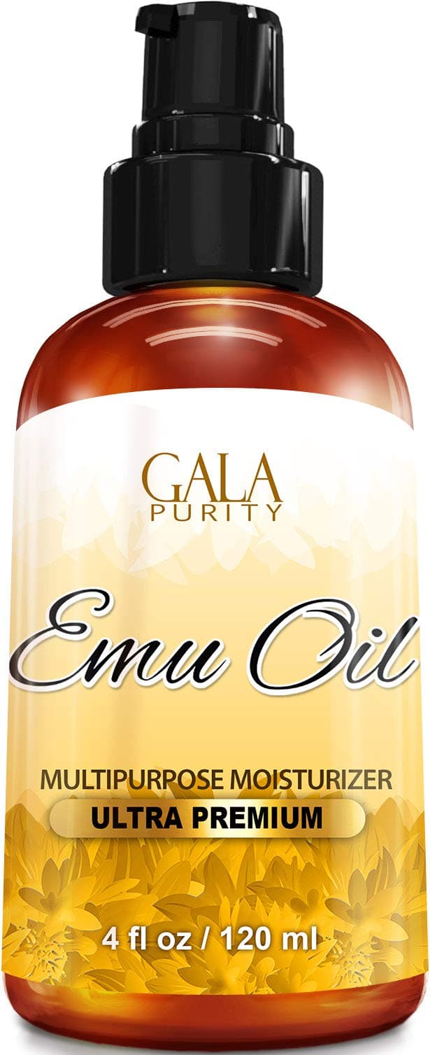 Emu Oil - Large 4oz - Best Natural Oil For Face, Skin, Hair Growth, Stretch Marks, Scars, Nails, Muscle & Joint Pain, and More
