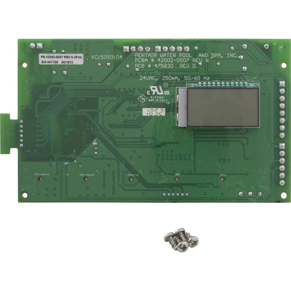 Pentair PCB, Max-E-Therm NAT./LP, Control
