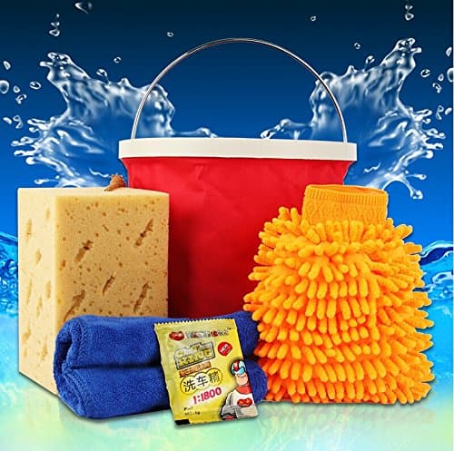 Xuanzimeng Car Cleaning Supplies Sets Towel the Car Wash Package Cleaning Supplies Car Washing Tool Combination Car Wash Towels