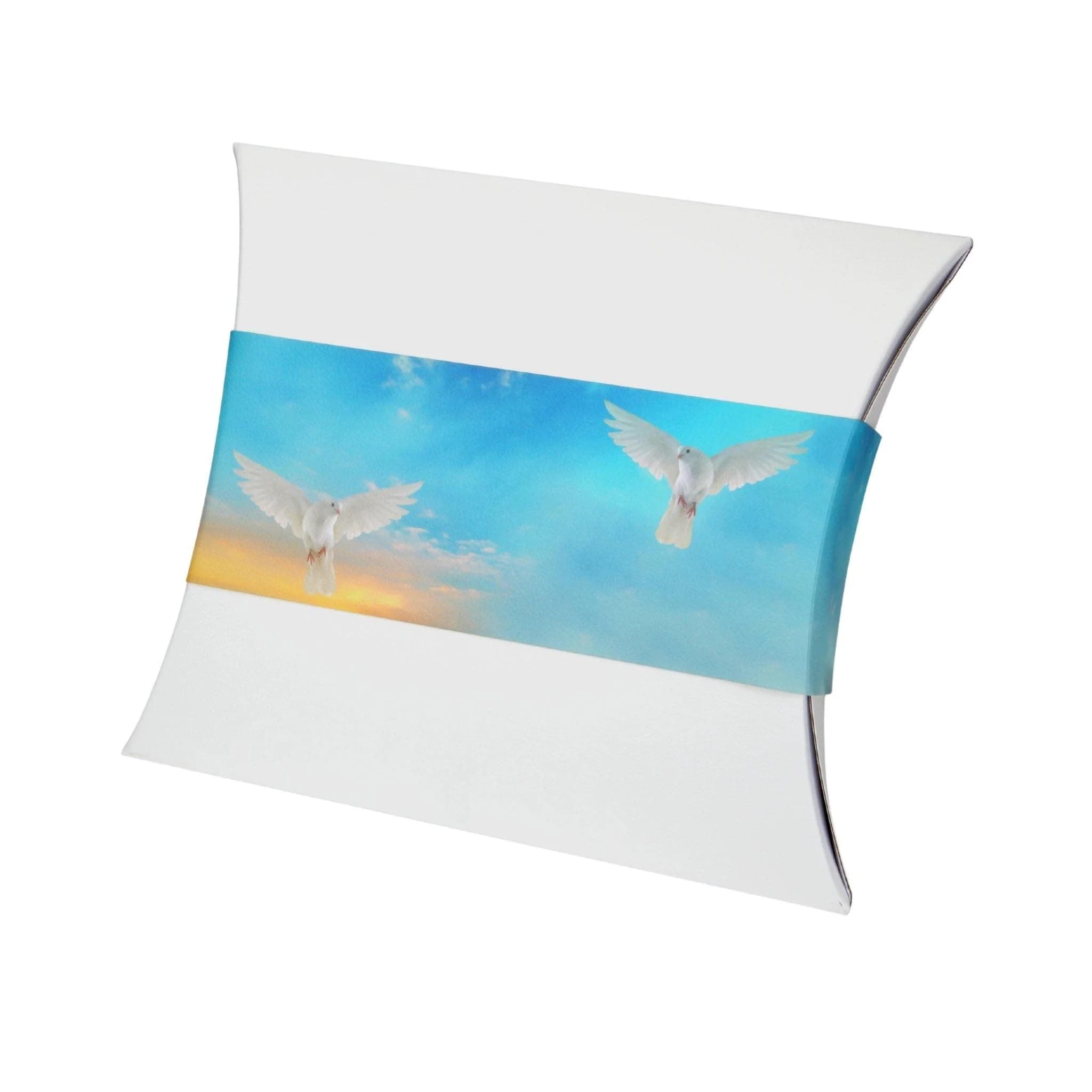 URNS UK Serenity Water Burial Pillow Urn Soaring Doves