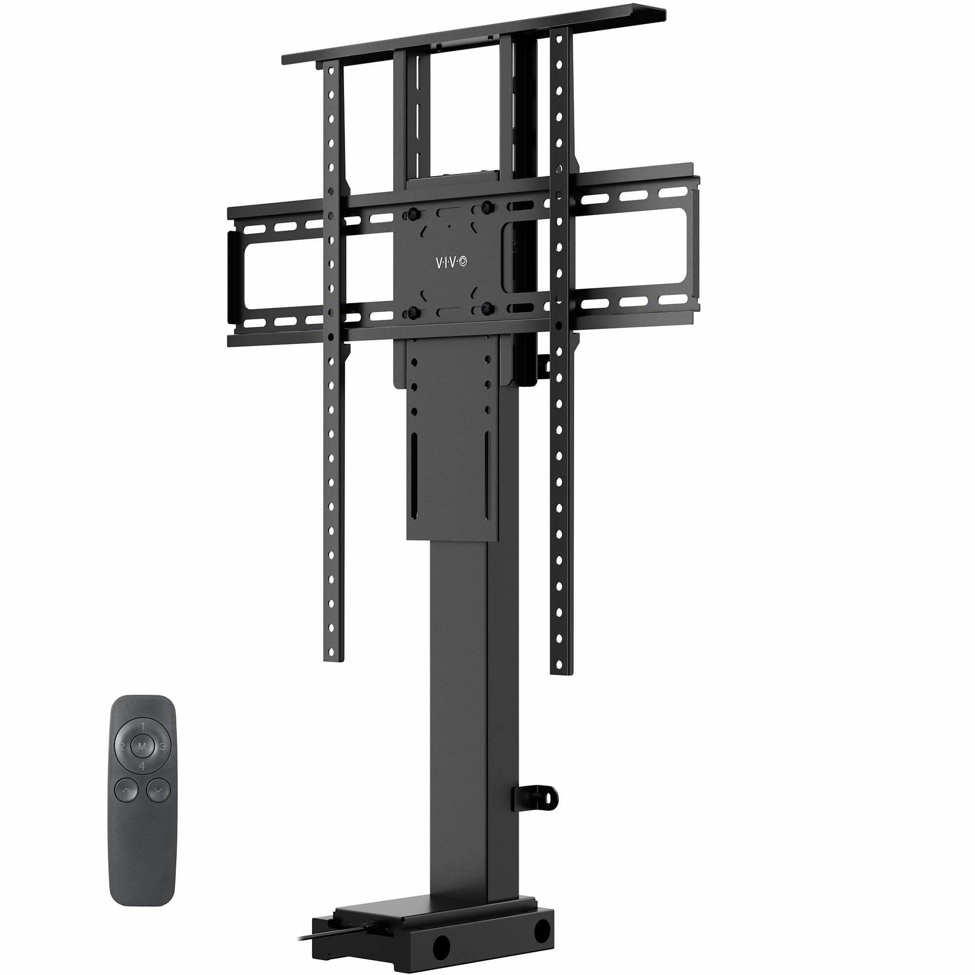 Motorized TV Stand for 32 to 65 inch Screens, Vertical Lift Television Stand with Remote Control, Compact TV Mount Bracket, MOUNT-E-UP65A