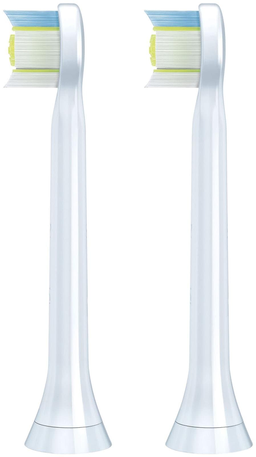 Philips Sonicare Genuine DiamondClean Replacement Toothbrush Heads, HX6072/66, White 2-pk Compact