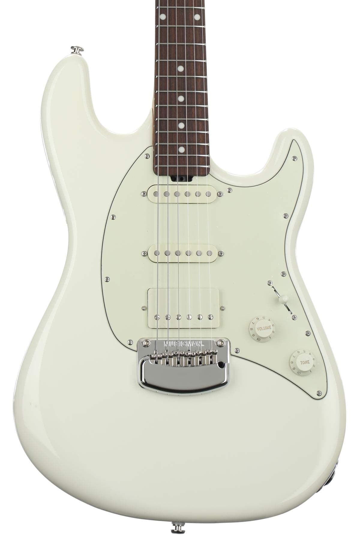 Ernie Ball Music Man Cutlass RS HSS Electric Guitar Ivory White