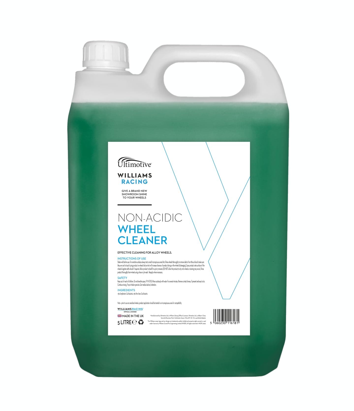 Williams Racing Heavy Duty Non-Acidic Wheel Cleaner 5L
