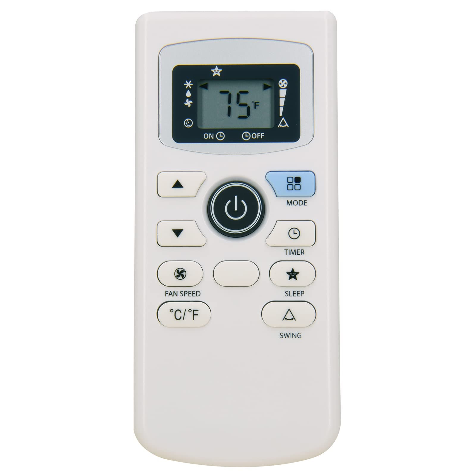 Replacement for Black Decker Air Air Conditioner Remote Control BPACT08 BPACT08WT BPACT10 BPACT10HWT BPACT10WT BPACT12H BPACT12HWT BPACT12WT BPACT14H BPACT14HWT BPACT14WT