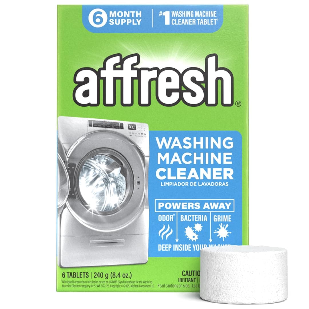 Affresh Washer Machine Cleaner, 6-Tablets, 8.4 oz by Affresh