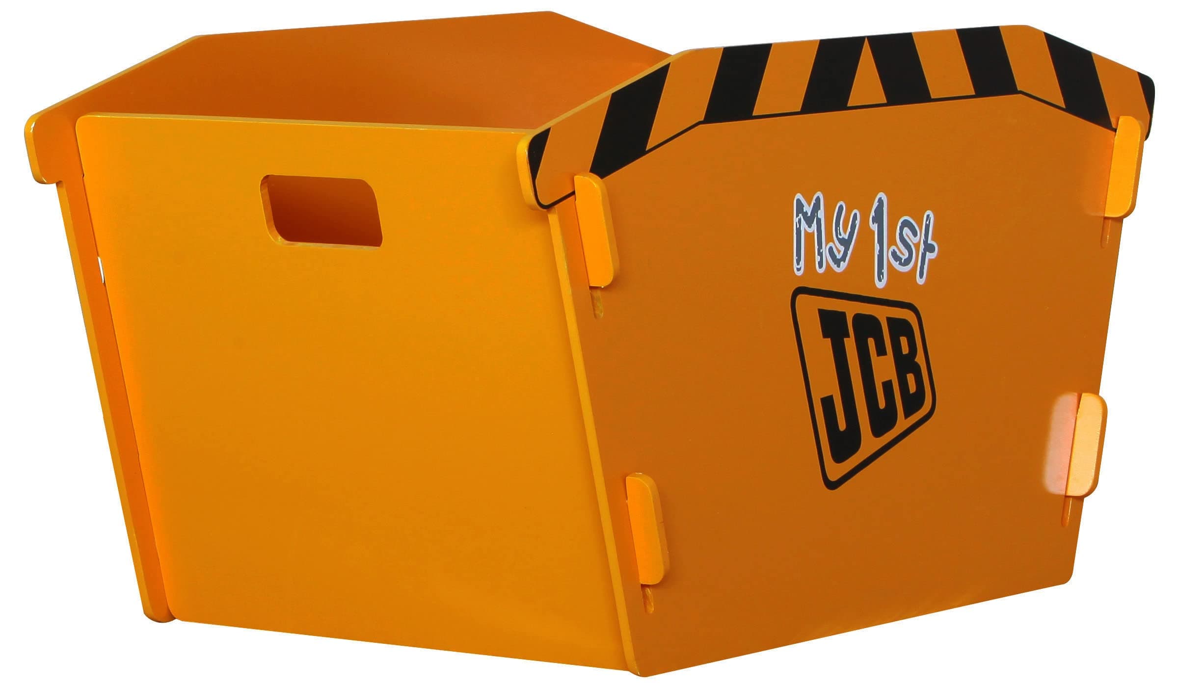 JCB - Kidsaw JCB Skip Toybox - Kids Storage - Digger Toybox - Toy box for Kids and Toddlers - Bedroom Furniture for Juniors - Orange
