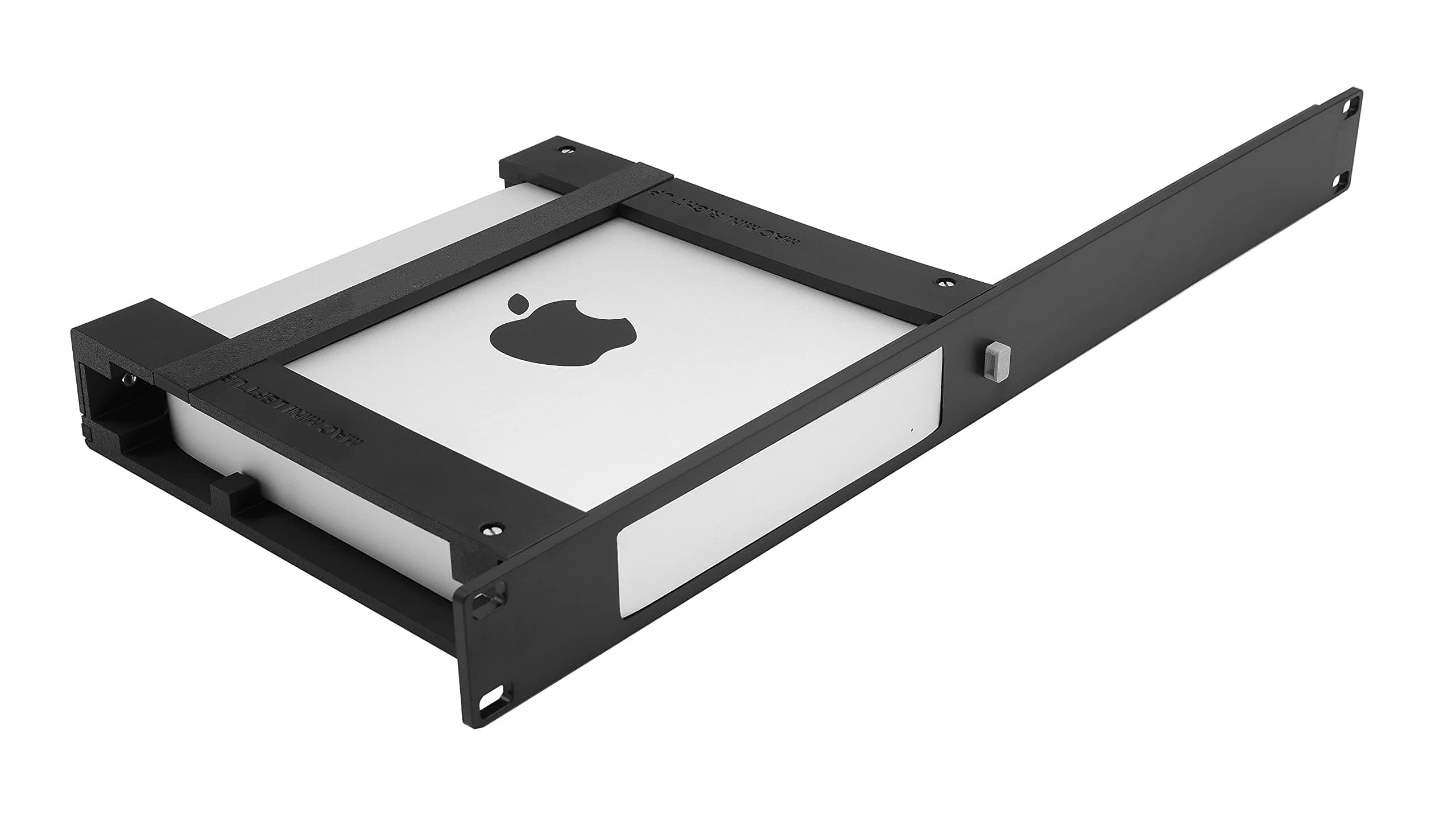 for Apple Mac mini M1-M3 Model Rack Mount 19inch 1U with Remote on/Off Button - Injection Molded Plastic Front Panel