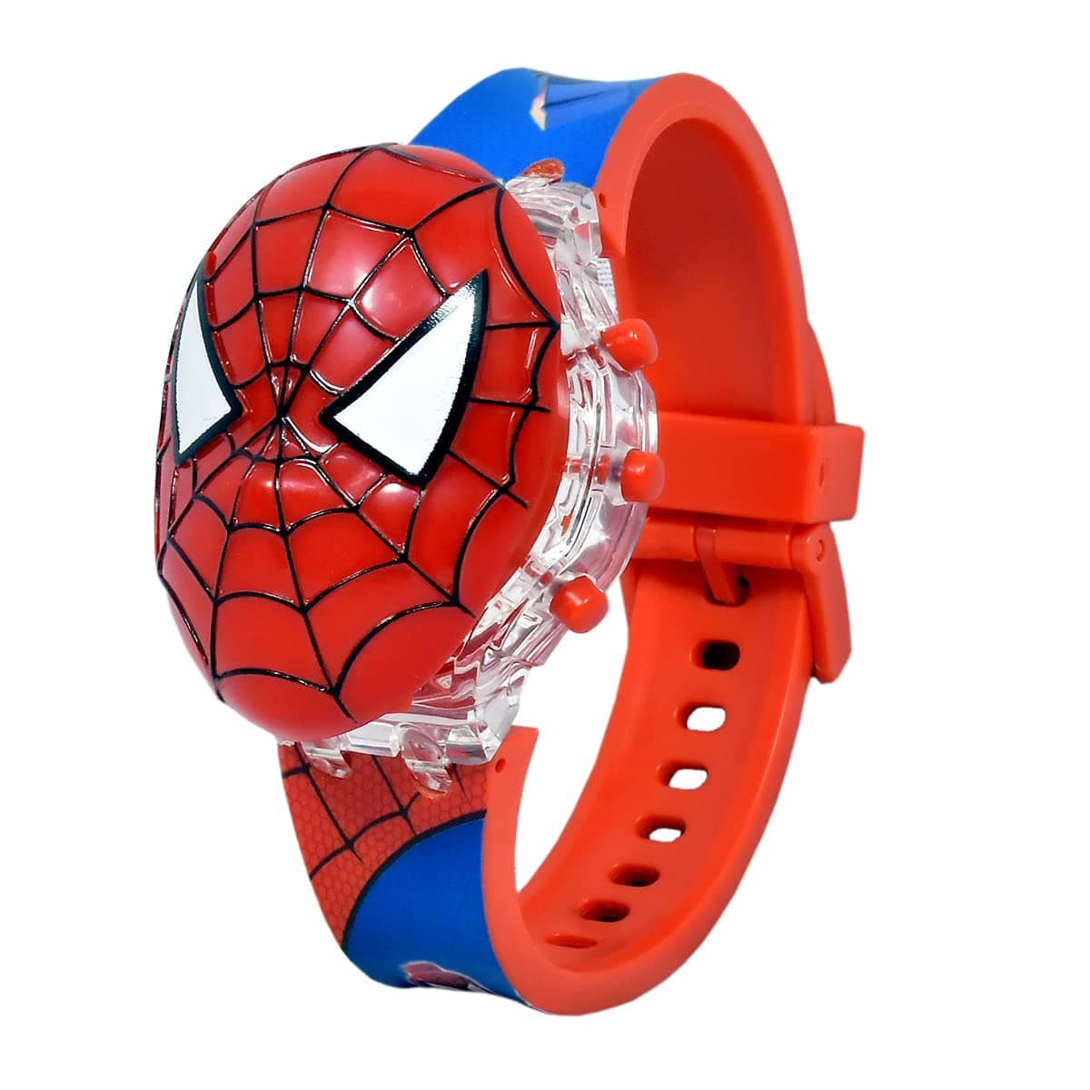 Iron Man/Spider Man/Ben 10 Digital Lighting Glowing Kid Watch with Music for Boys and Girl ((Multicolor Kids Watch) [3-10 Years]