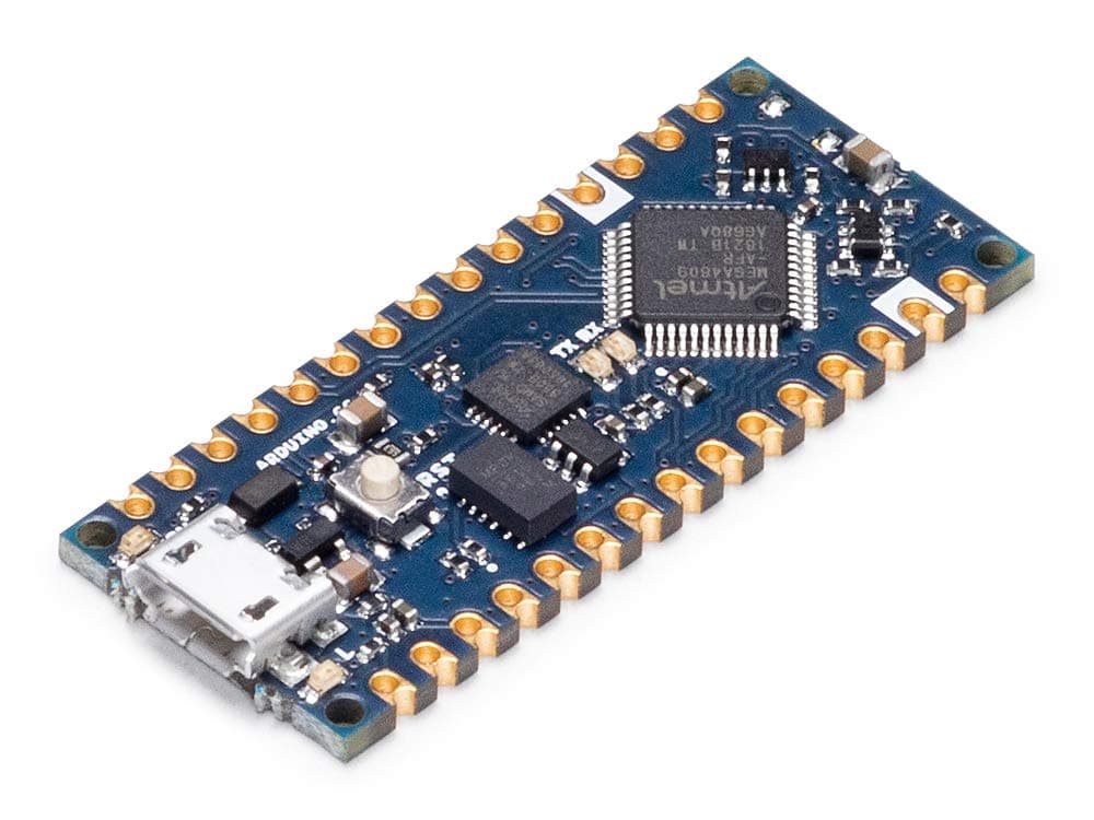 Nano Every Without Headers | ATMega4809 20MHz AVR Microcontroller | 48KB Flash, 6KB SRAM | Compact 48x18mm Board | 21V Input DC-DC Power | IoT Robotics Development