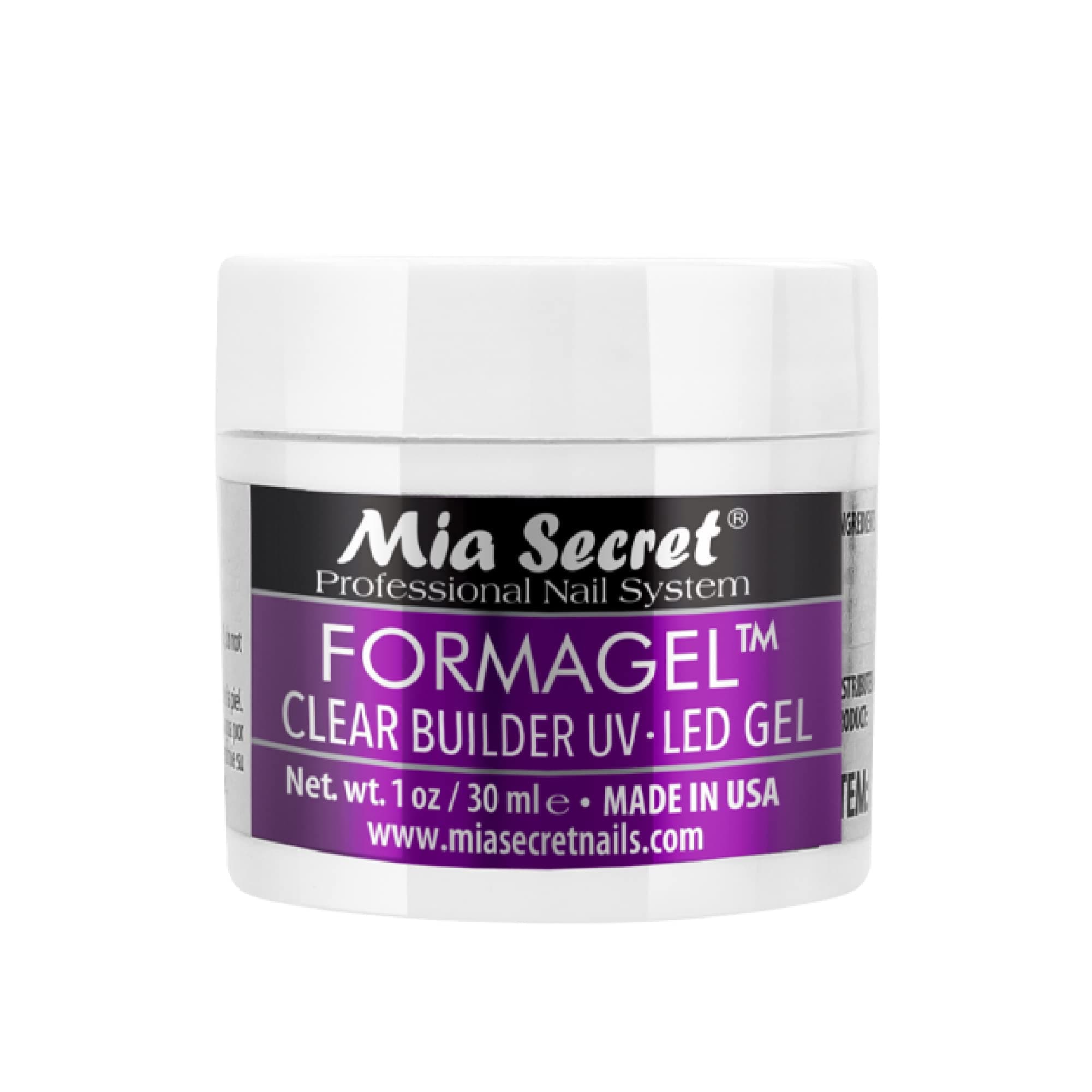 Secret FORMAGEL Clear Builder Gel 1 oz Professional Nail System by Mia Secret