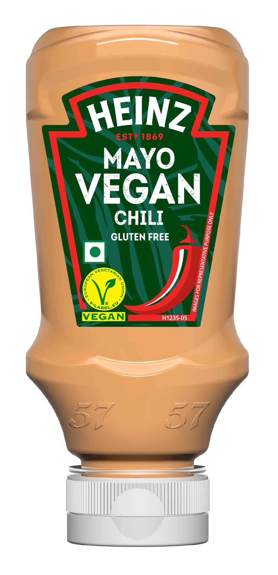 Heinz Vegan Chili Mayo Deliciously Creamy, 215 g / 220 ml