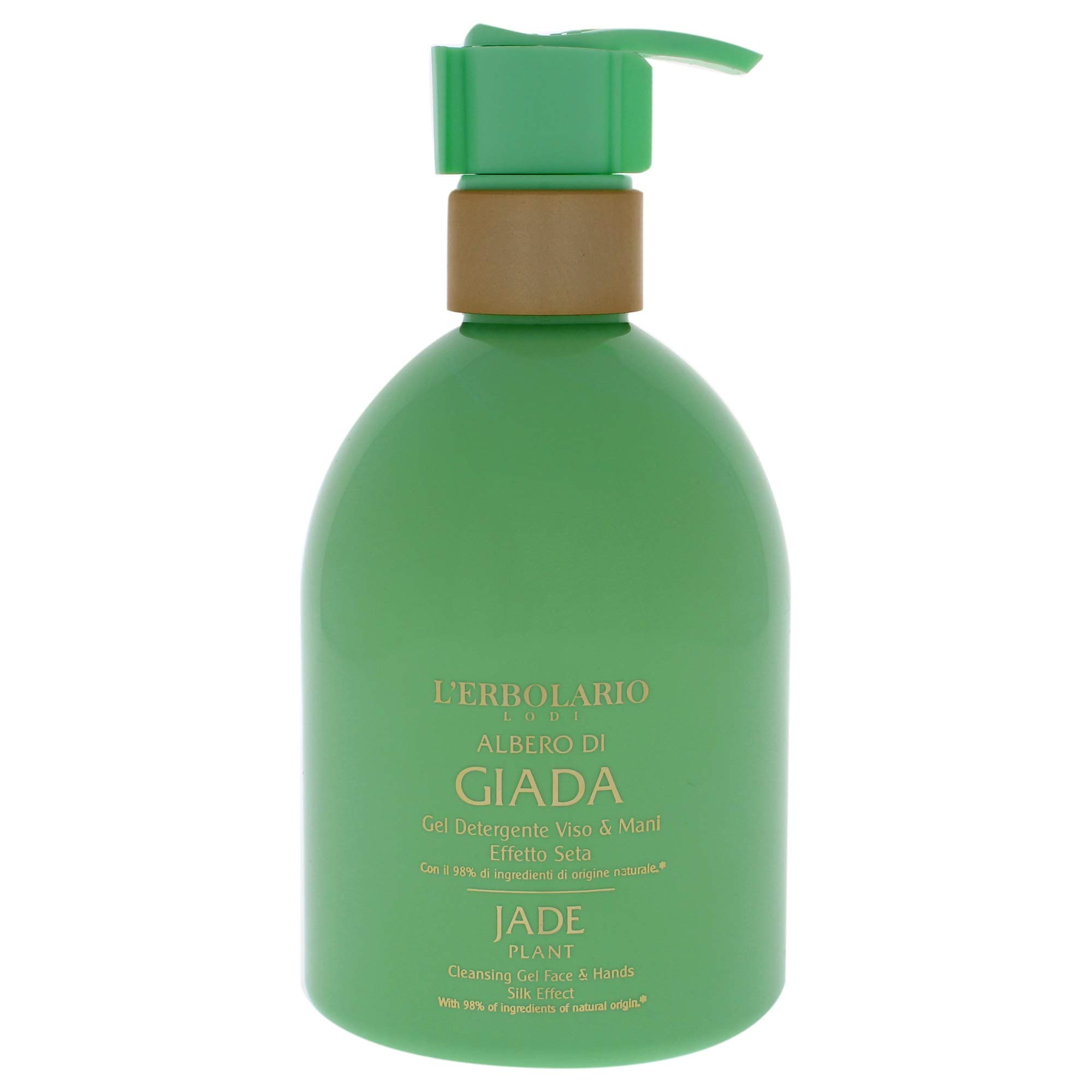 L'Erbolario Jade Plant Cleansing Gel Face and Hands Silk Effect for Unisex 9.4 oz Cleanser