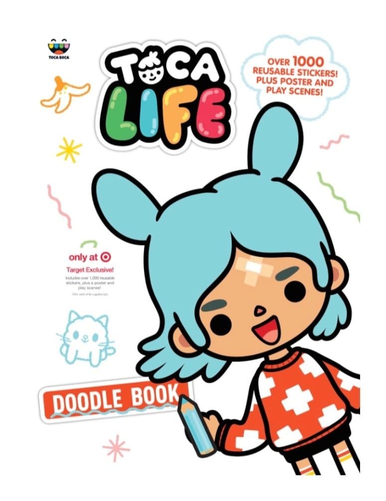 Toca Life Doodle Book - Target Exclusive Paperback