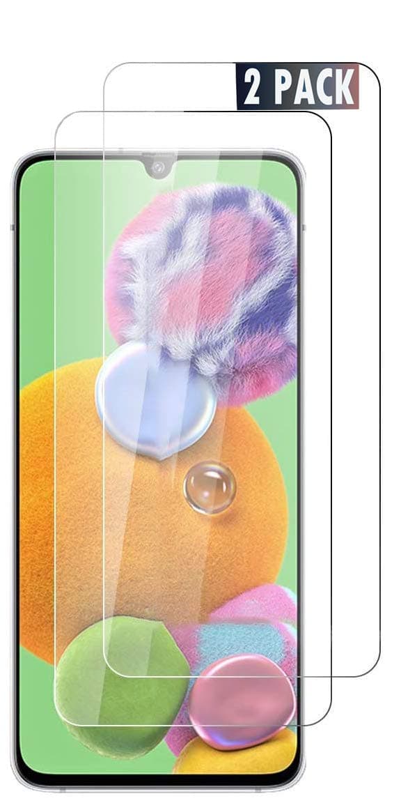 {2 PACK) Galaxy A90 5G Premium Quality Genuine Tempered Glass Explosion & Shatter Proof Screen Protector Guard Cover for Samsung Galaxy A90 5G