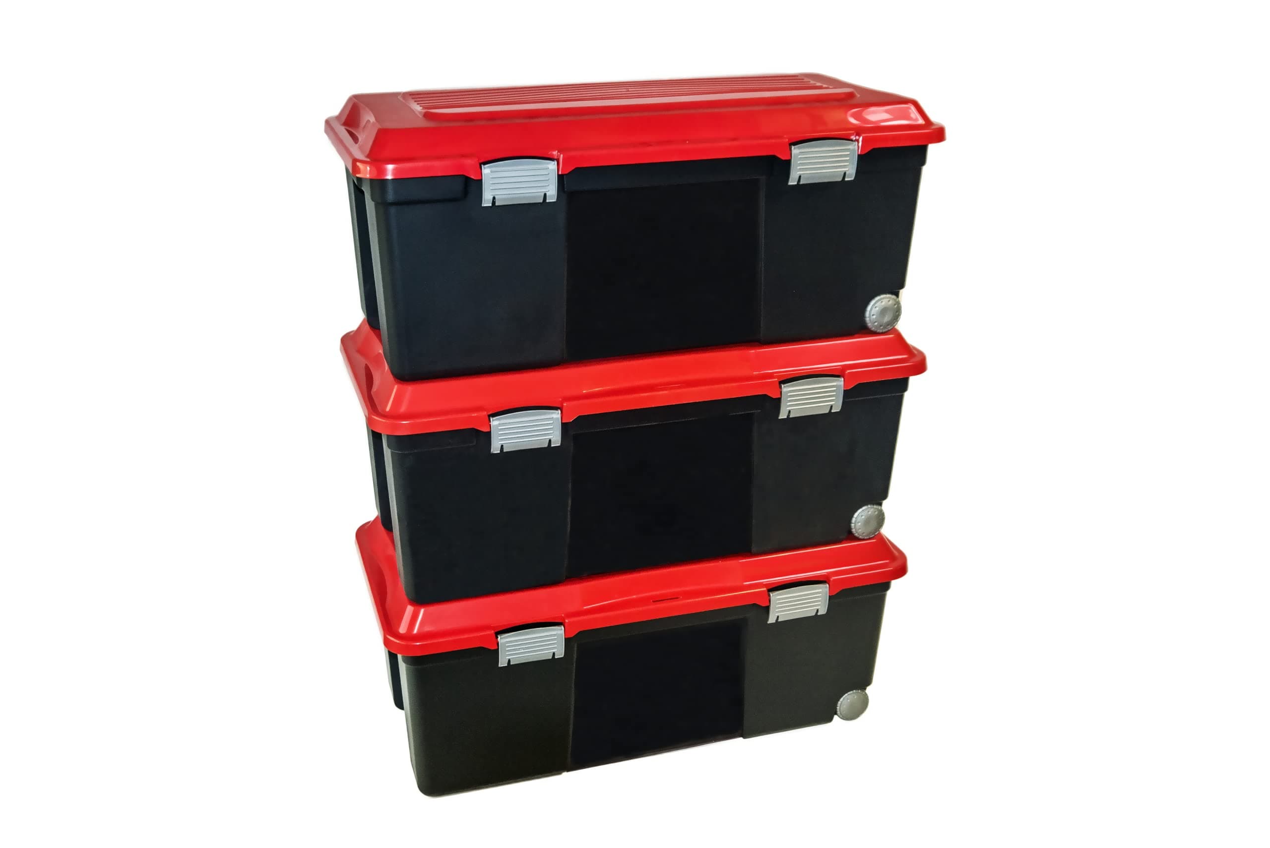 Sundis77682025 Camper Malle DIY Circled Plastic Black / Red 3 X 75 L