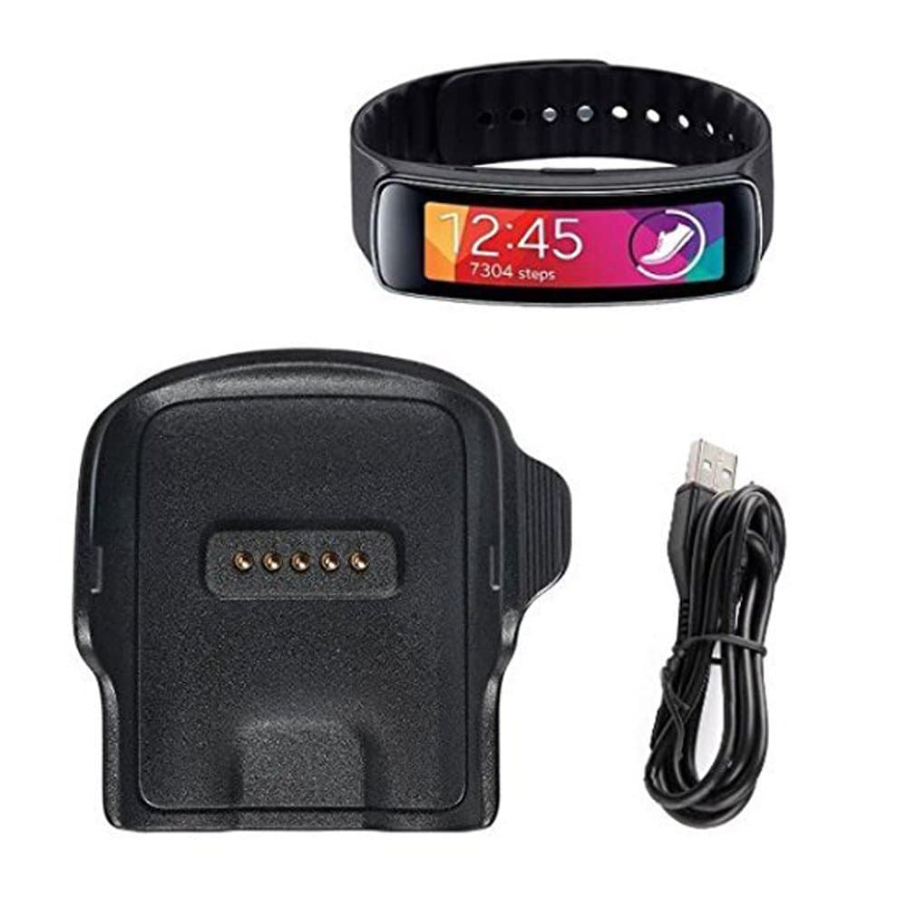Replacement for Samsung Galaxy Gear Fit R350 Smart Watch (Galaxy Gear Fit [R350]) Charger Charging Cradle Dock with USB Cable