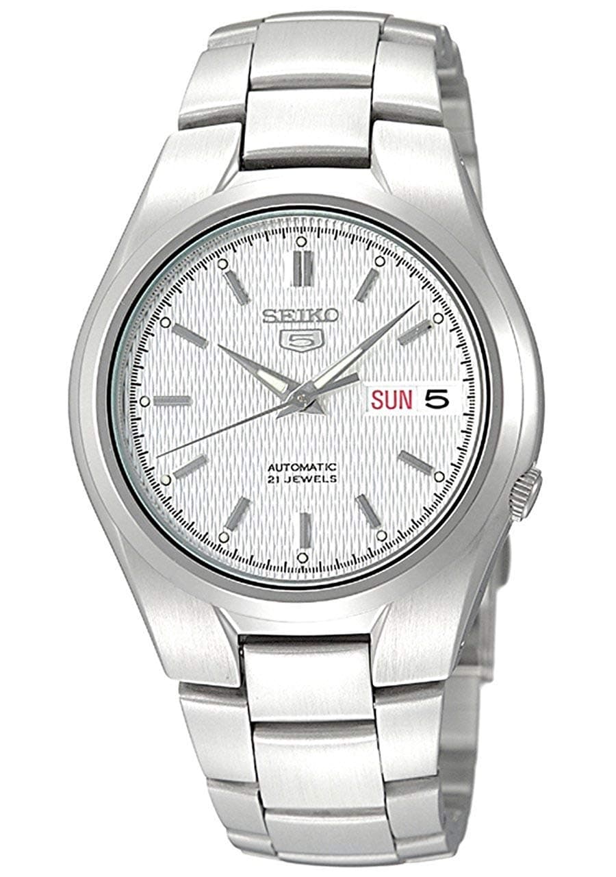 SEIKO Automatic Watch for Men 5-7S Collection - with Day/Date Calendar, Luminous Hands, Stainless Steel Case & Bracelet