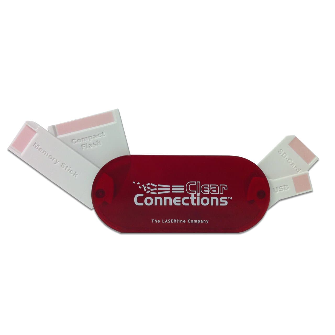 LASERLINE Clear Connections 4 in 1 Memory Card Slot Cleaner