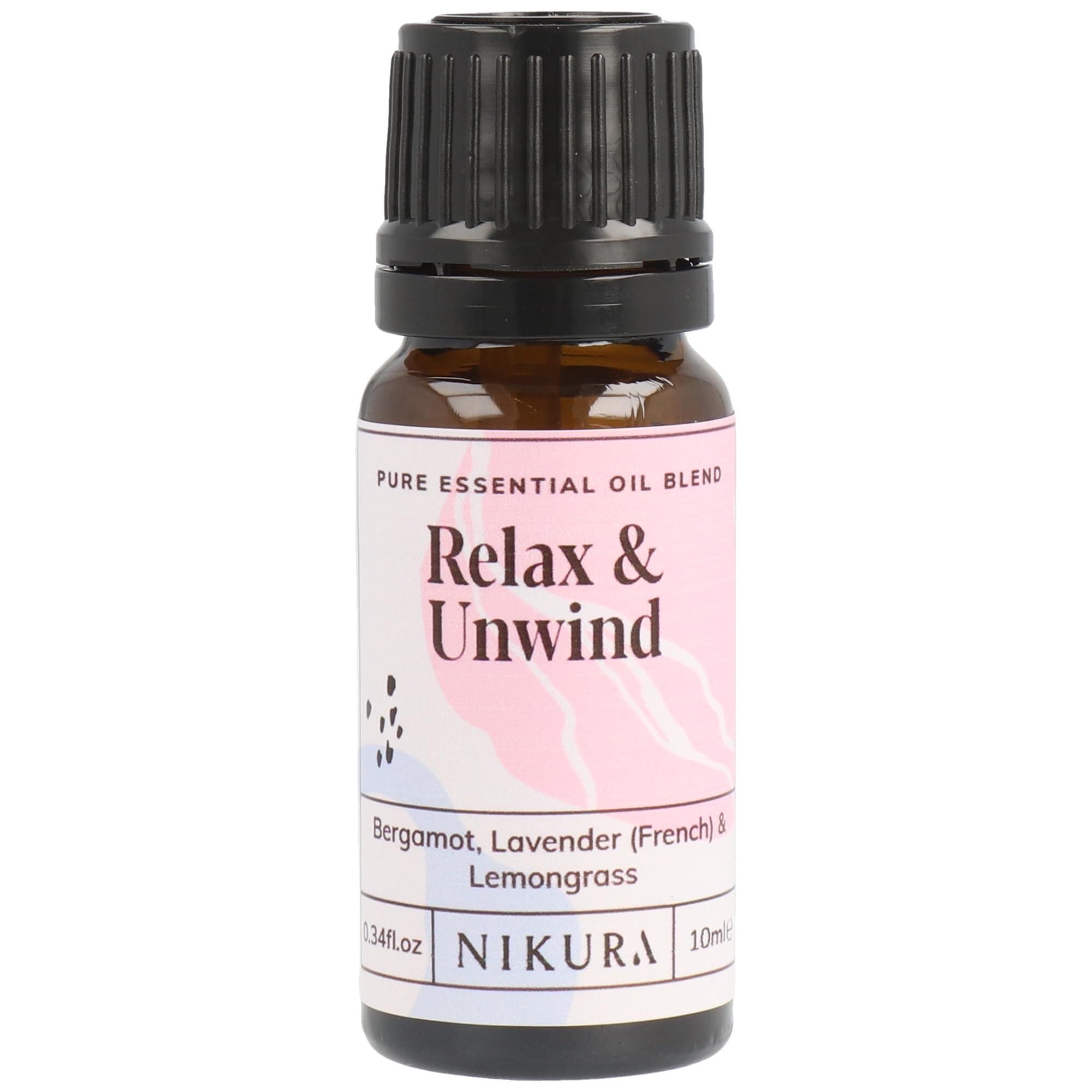 Relax & Unwind Essential Oil Blend - 10ml | Made from Bergamot, Lavender, Lemongrass | for Relaxation, Aromatherapy, Diffusers, Soap Making, Candle Making | Vegan & UK Made