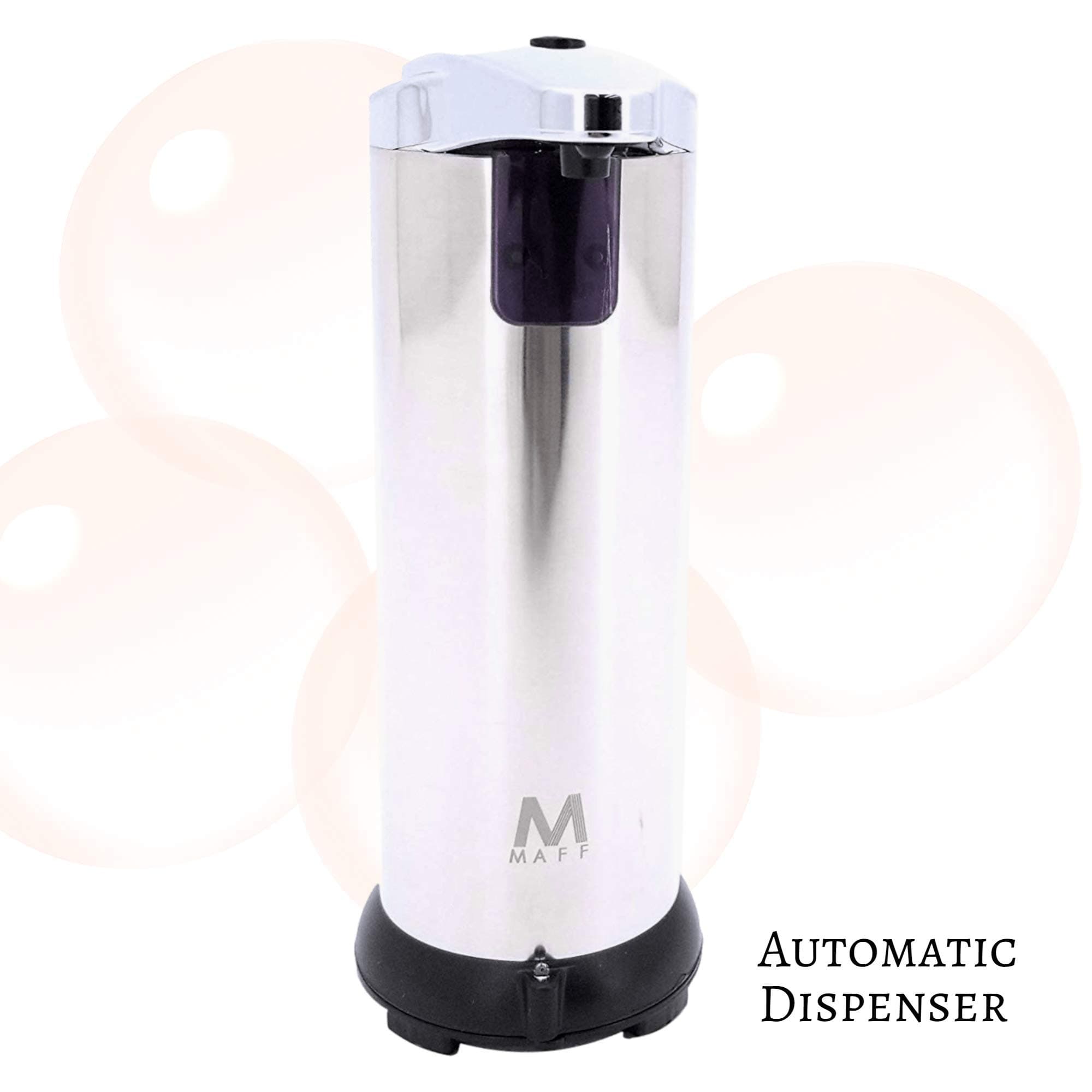 MAFF Touchless Automatic Soap Dispenser for Bathroom Soap Dispenser for Kitchen Hands Free Soap Dispenser Sink Dispenser Bathroom Soap Dispenser Soap Automatic Motion Sensor Light Weight Chrome