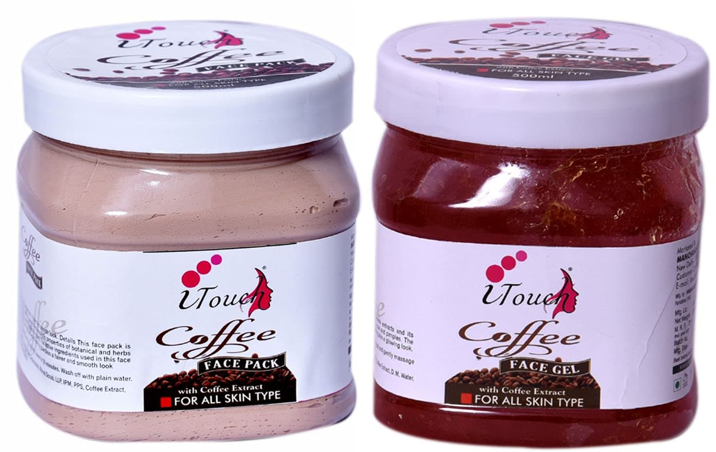 Coffee Pack 500 Ml + Coffee Gel 500 Ml ( Pack Of 2 x 500 ml )
