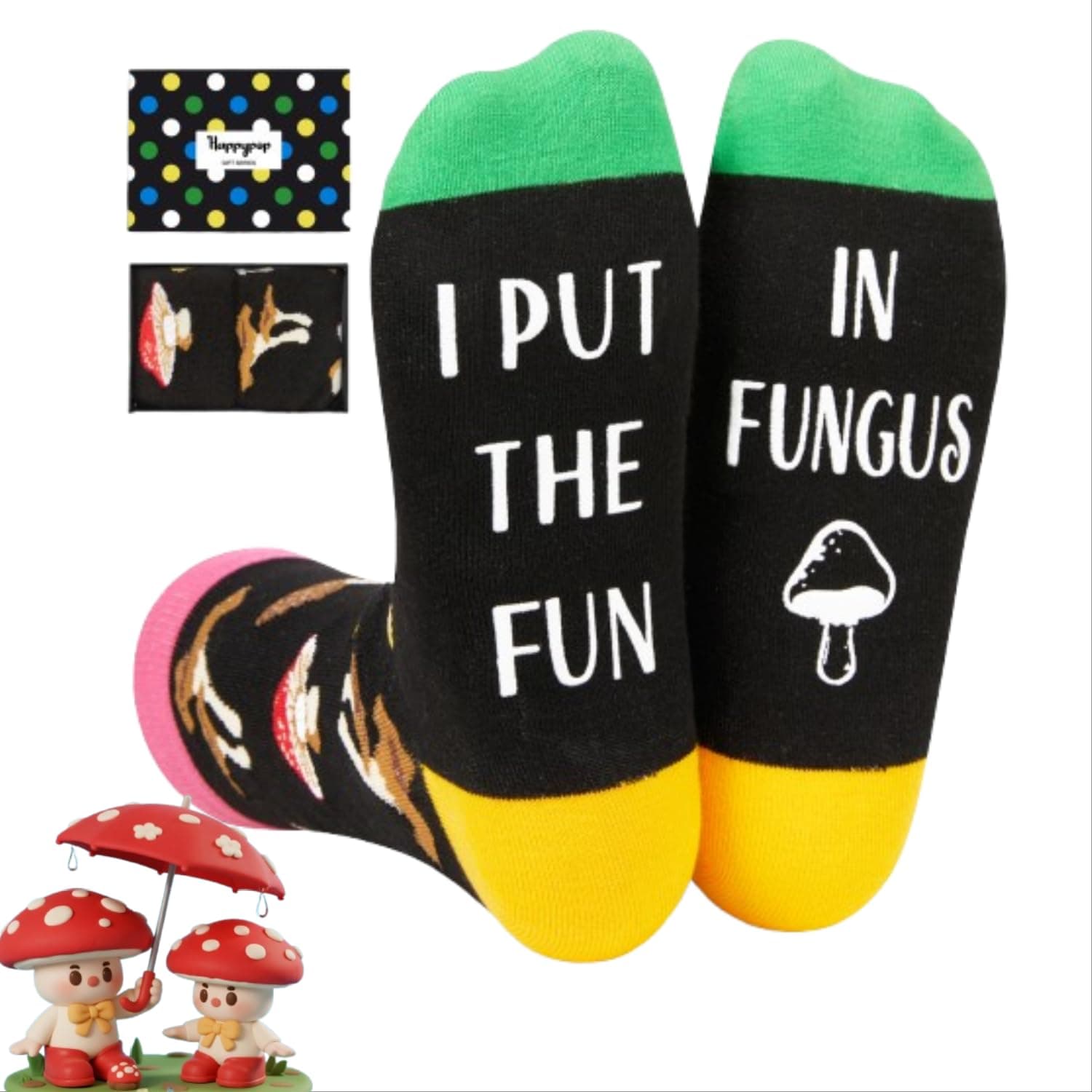 Plant Gifts for Adult - Sunflower Lavender Mushroom Socks for Gardening Lovers