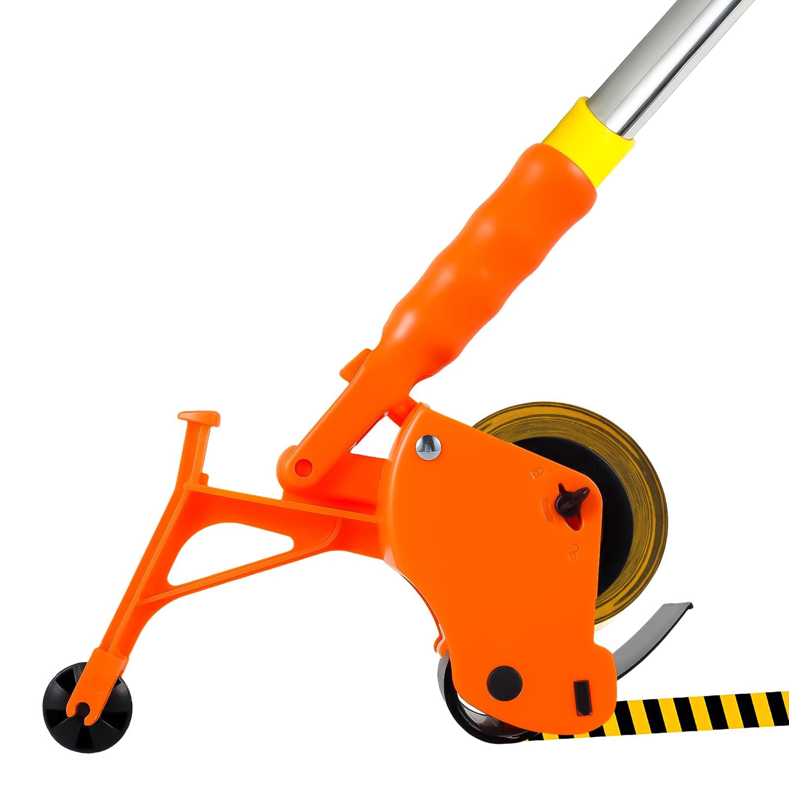 Floor Tape Applicator, Tape Applicator Tool Manual Pushing Tape Marking Set, Painters Tool Hand Push Tape Bonding Marking Machine, Linear Guide Masking Sticker Machine Set