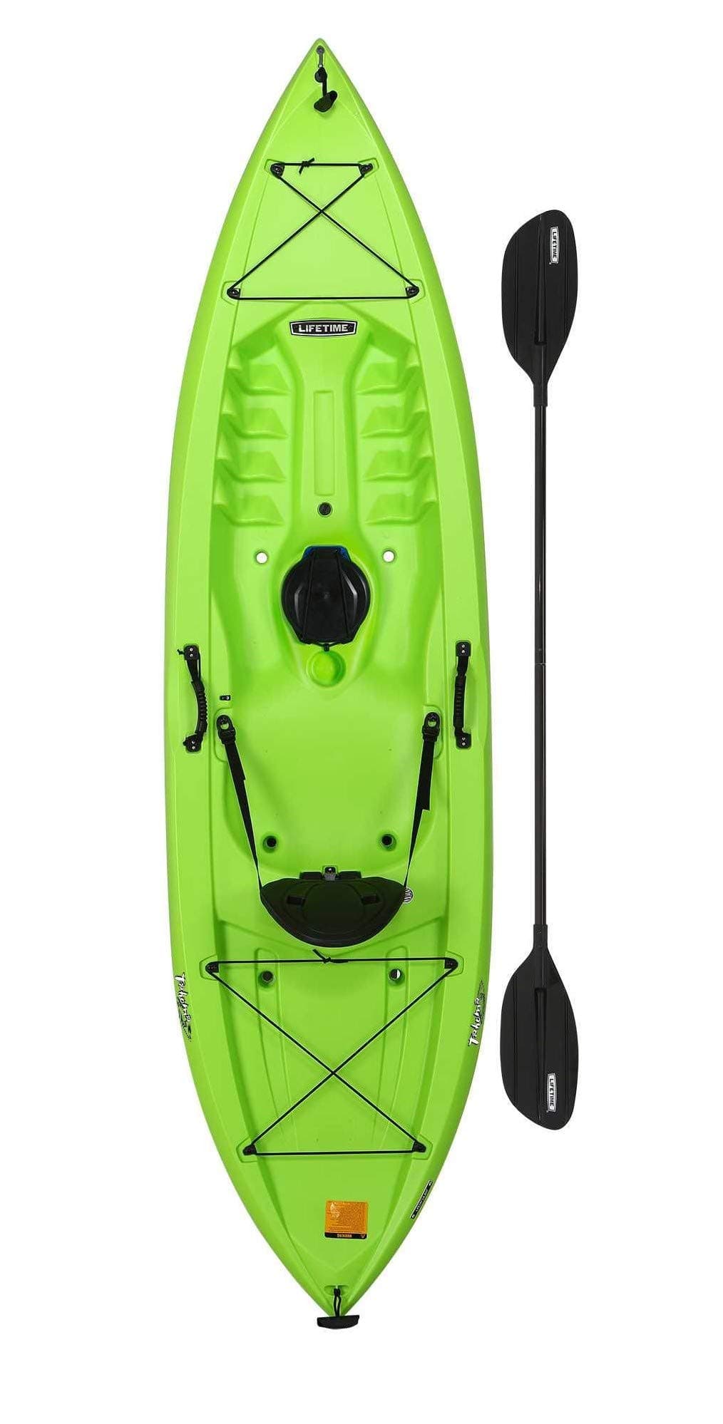 Lifetime Tahoma 100 Sit-On-Top Fishing Holiday Vacation River Lake Kayak, Paddle Included