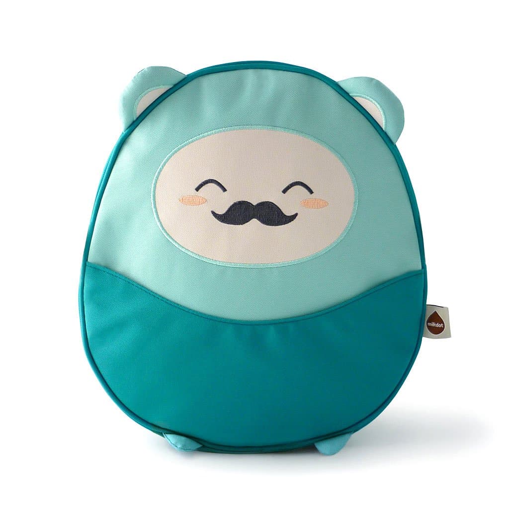 Milkdot Kawaii Pac Mini Backpack, Blue/Remi