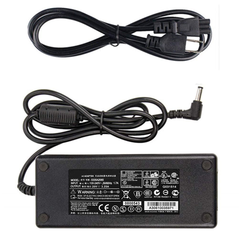 AC/DC Adapter Compatible for Zebra Eltron TLP2844 TLP LP 2844 2824 GC420 GC420T GC420D Label Printer 20V 3.25A LP2844 Power Supply