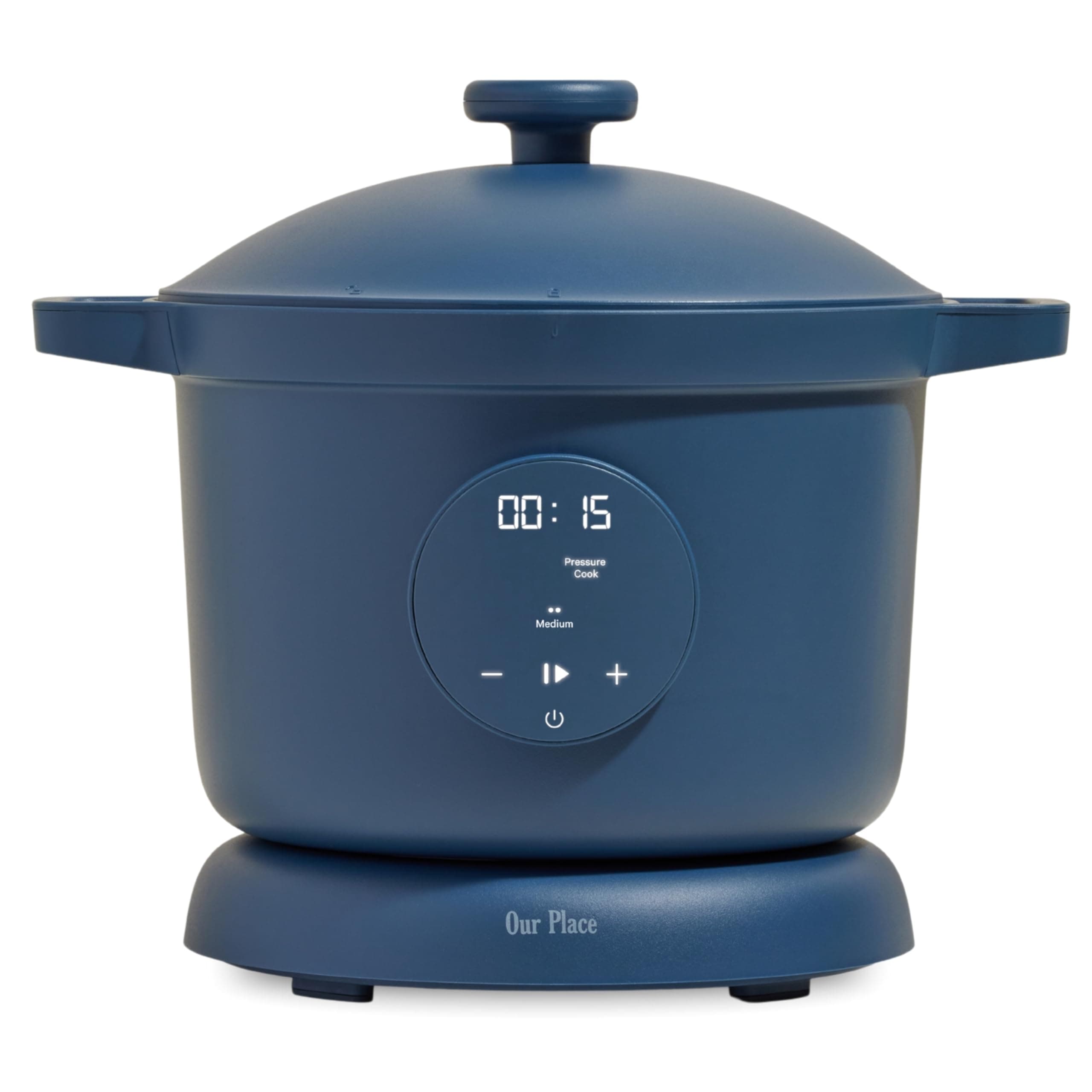 Dream Cooker | 6 Qt Ceramic Nonstick Multicooker & Pressure Cooker with Touchscreen Controls & Auto Steam Release | 4 Modes: Pressure Cook, Sauté/Sear, Slow Cook & Warm | Blue Salt
