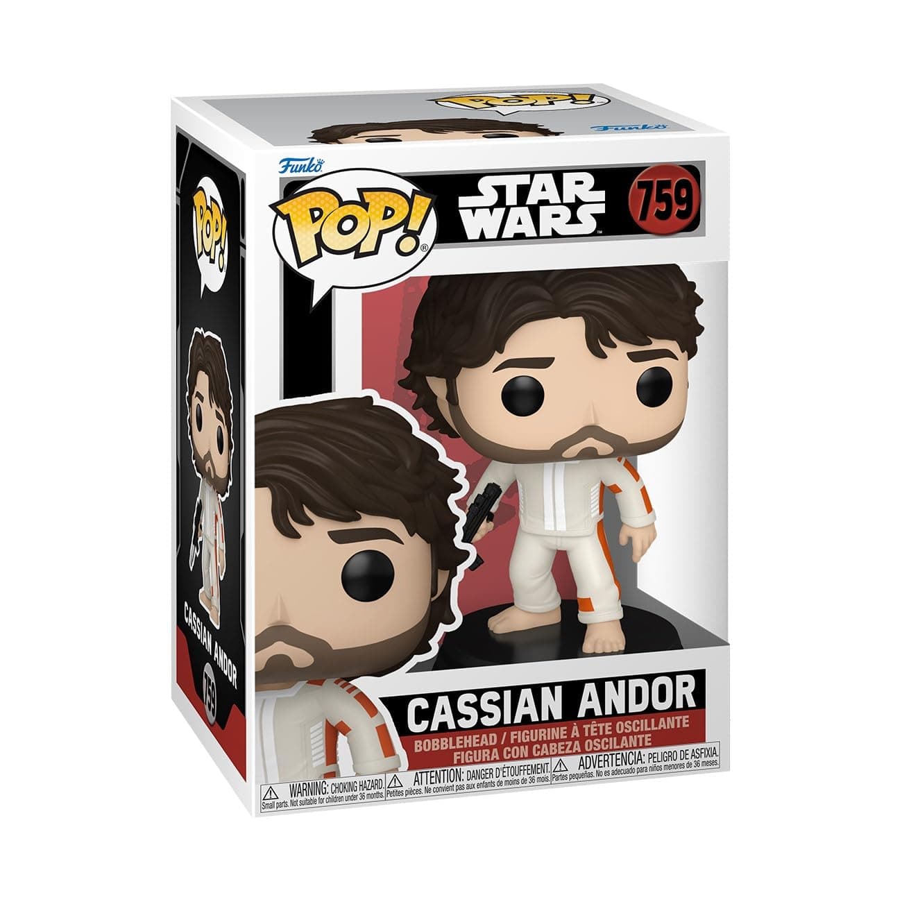 Pop! Star Wars: Andor - Cassian Andor - Collectable Vinyl Figure - Gift Idea - Official Merchandise - Toys for Kids & Adults - TV Fans - Model Figure for Collectors and Display