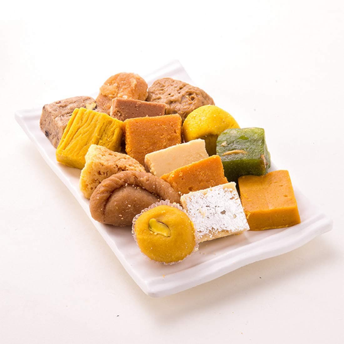 G Pulla Reddy (Hyderabad) Assorted Sweets, Fresh Indian Andhra Food and Snacks, Made from Pure Ghee - 500 Grams