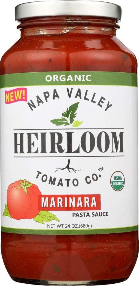 NAPA VALLEY HEIRLOOM TOMATO CO-MARINARA PASTA SAUCE, Pack of 6 (24 OZ)