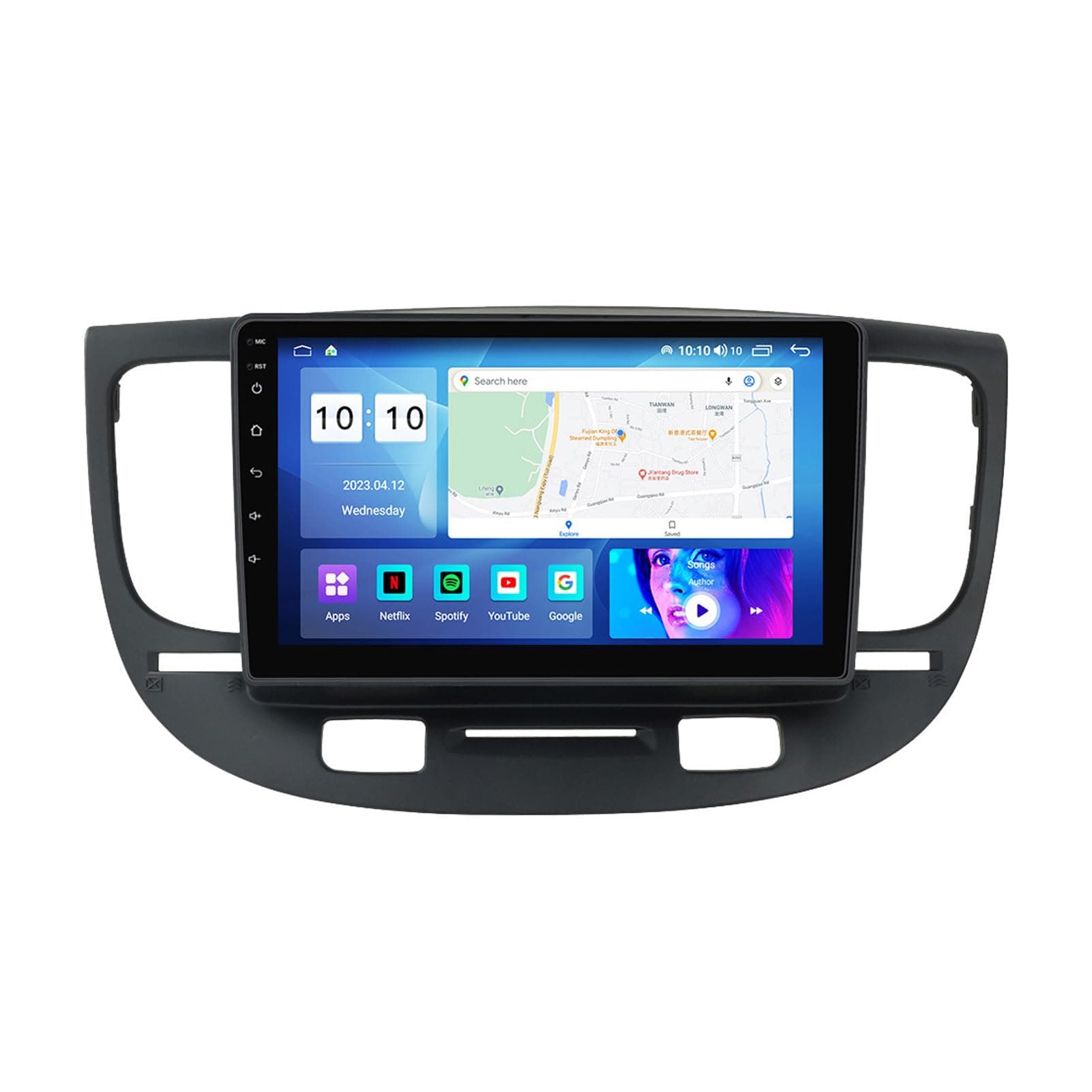 Car Stereo Radio 11.8 inches Touch Screen Android 12 for KIA RIO2 2005-2011 Support Bluetooth Car Play Split Screen 5GHz WiFi GPS Navigation