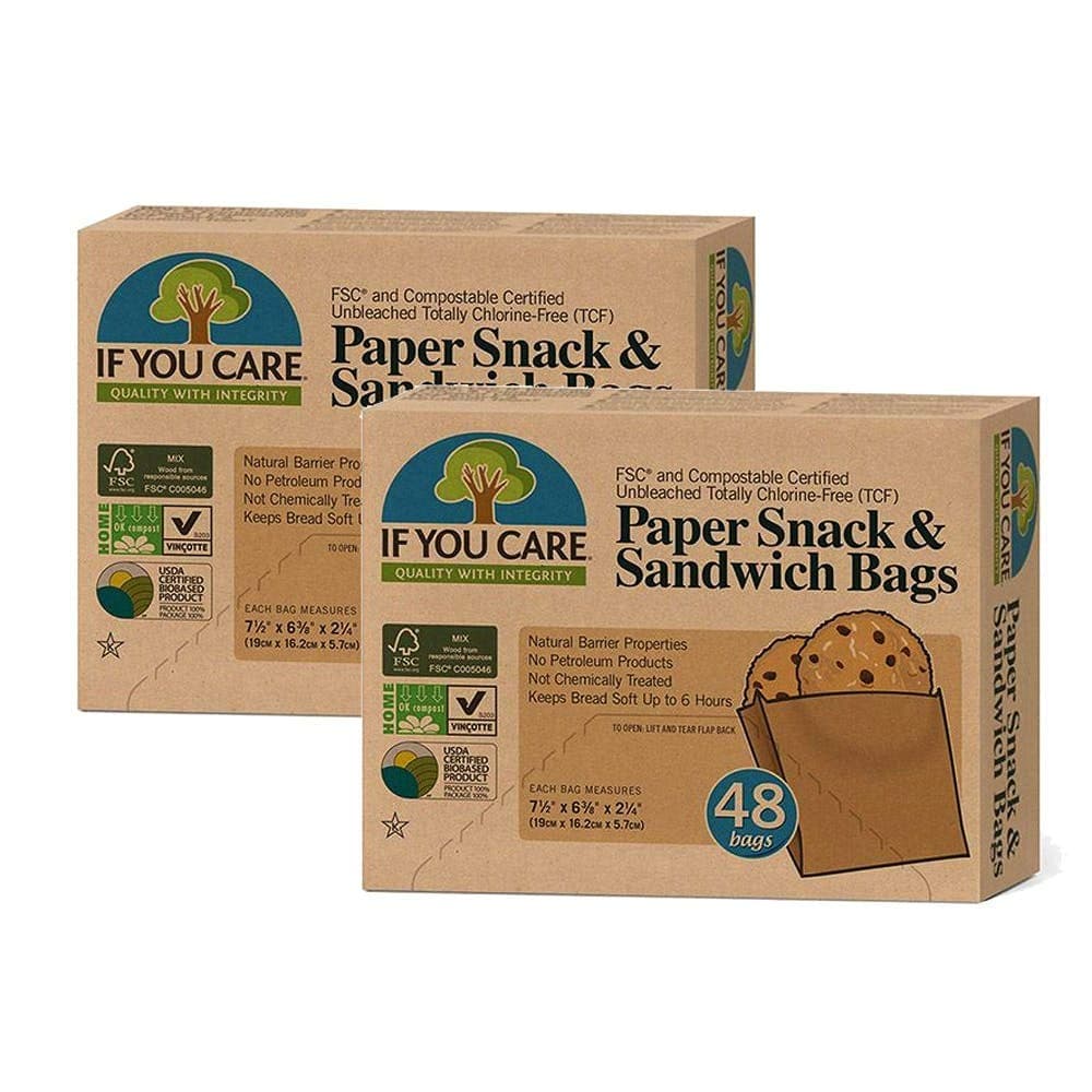 If You Care | Paper Sandwich Bags | 2 X 48 Bags