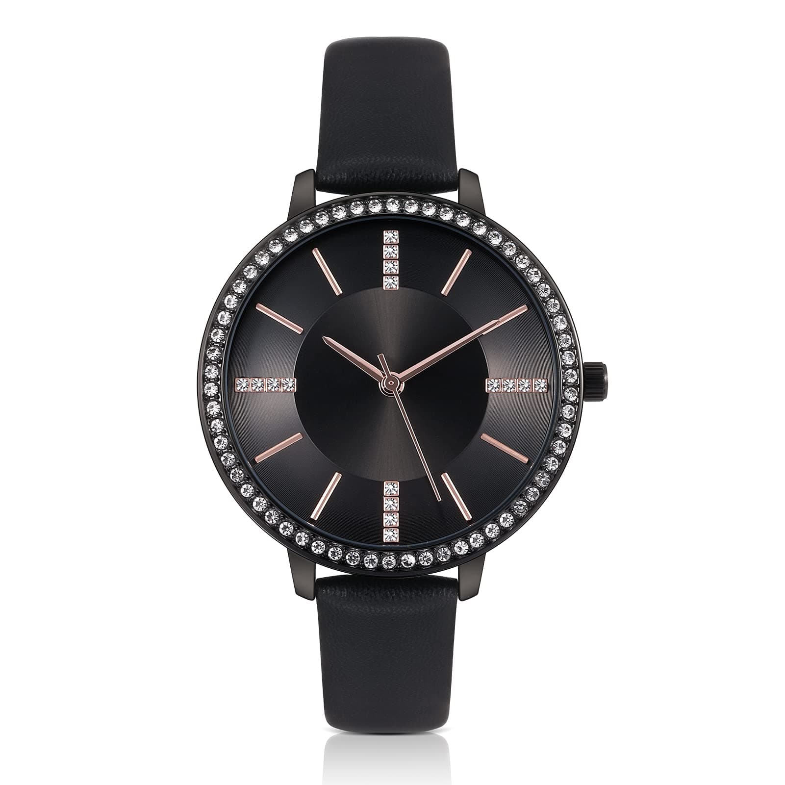 Womens Watches Leather Quartz Watch Waterproof Fashion Wristwatch for Women Ladies Girls