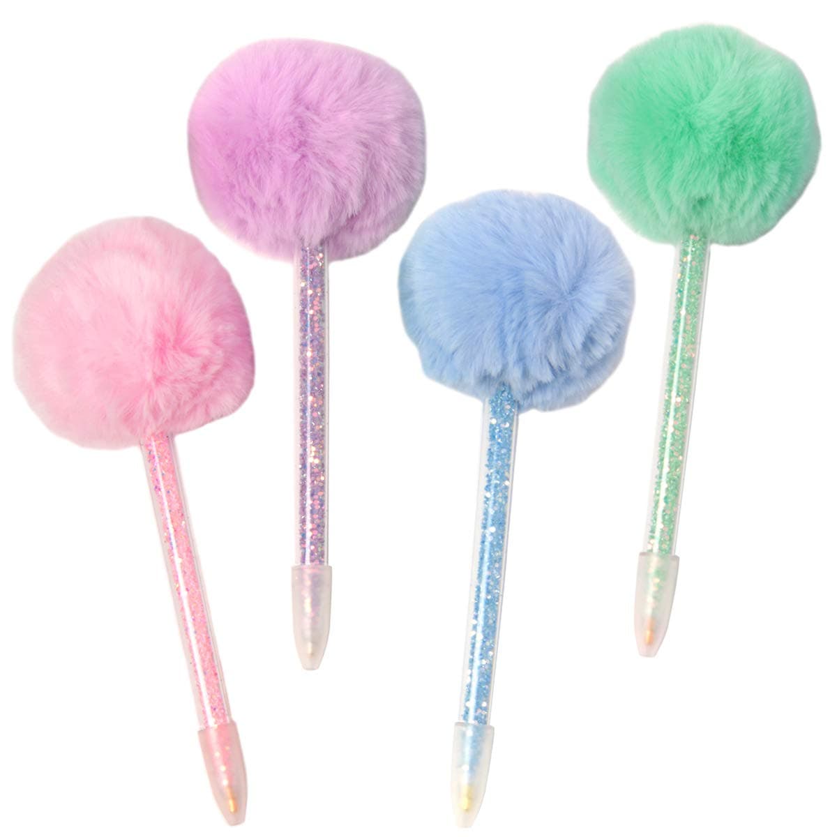 HAPY SHOP 4 Pack Diamond Painting Drill Pen Pom Pom Point Drill Pens,Cute Diamond Painting Tools for Nail Art DIY Crafts Sewing Cross Stitch Accessories,4 Color